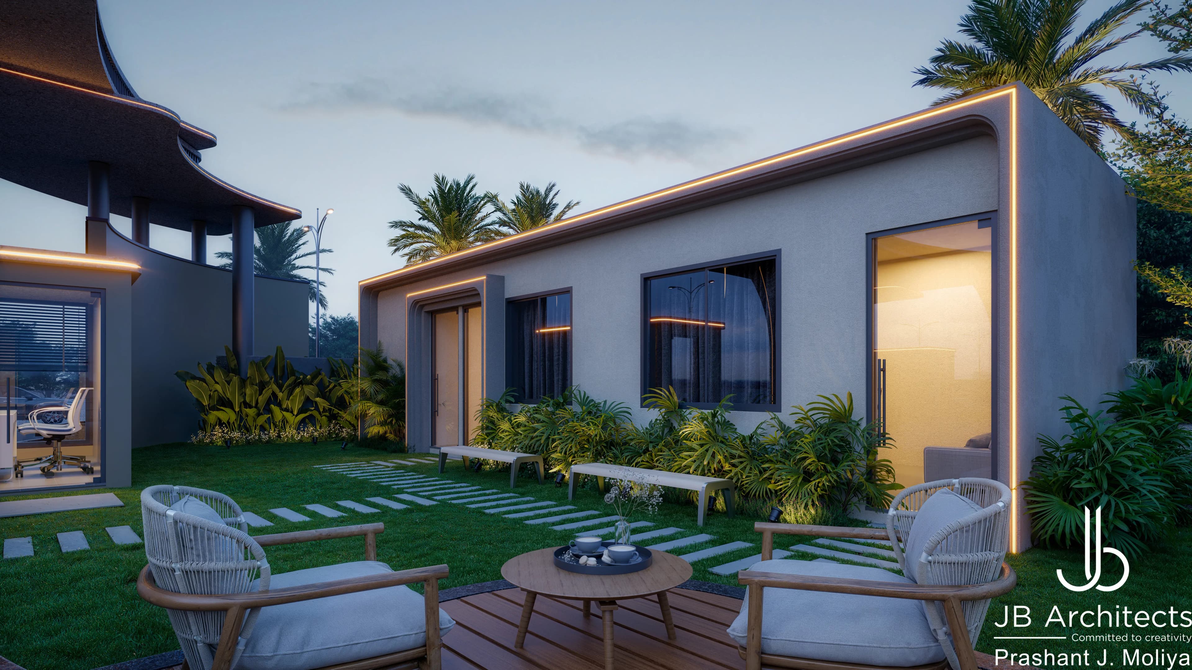 The Villa Garden Axis